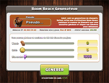 Tablet Screenshot of boombeach-triche.com